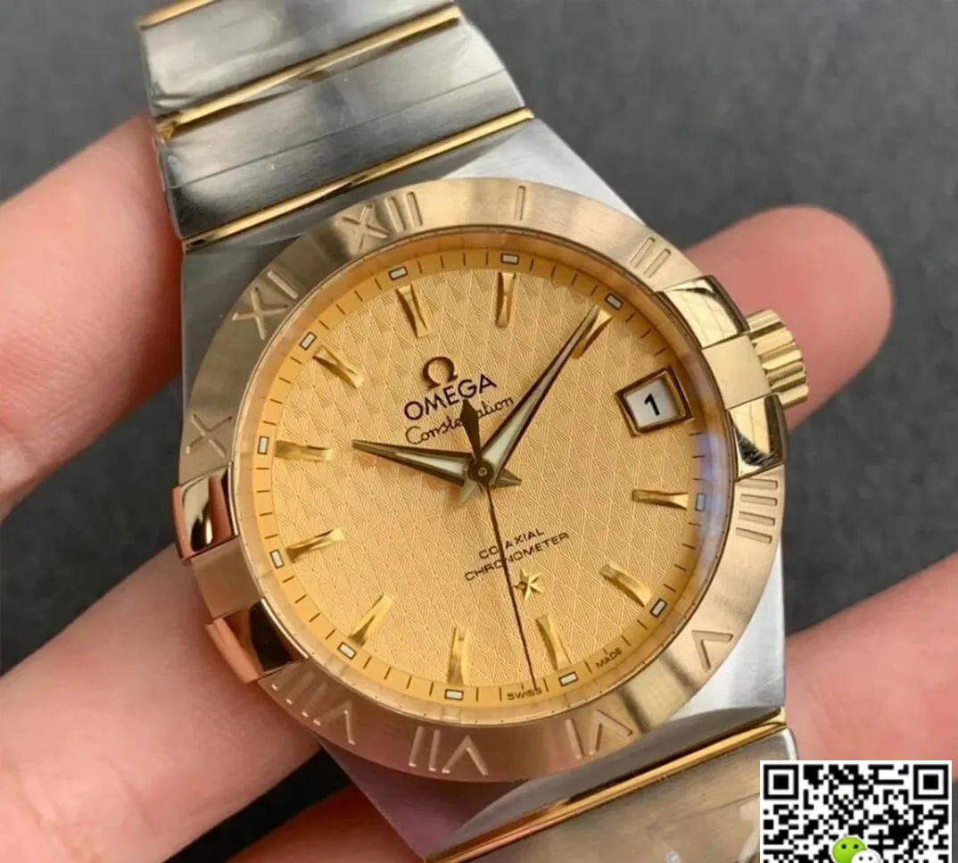 Omega Constellation 123.20.38.21.08.002 VS Factory 1:1 Best Edition Replica Watch Silver Strap
